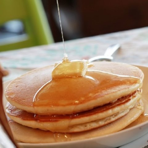 もっちり米粉のホットケーキ