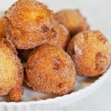 JFOODO Citation. Apple Fritter with Japanese Rice flour