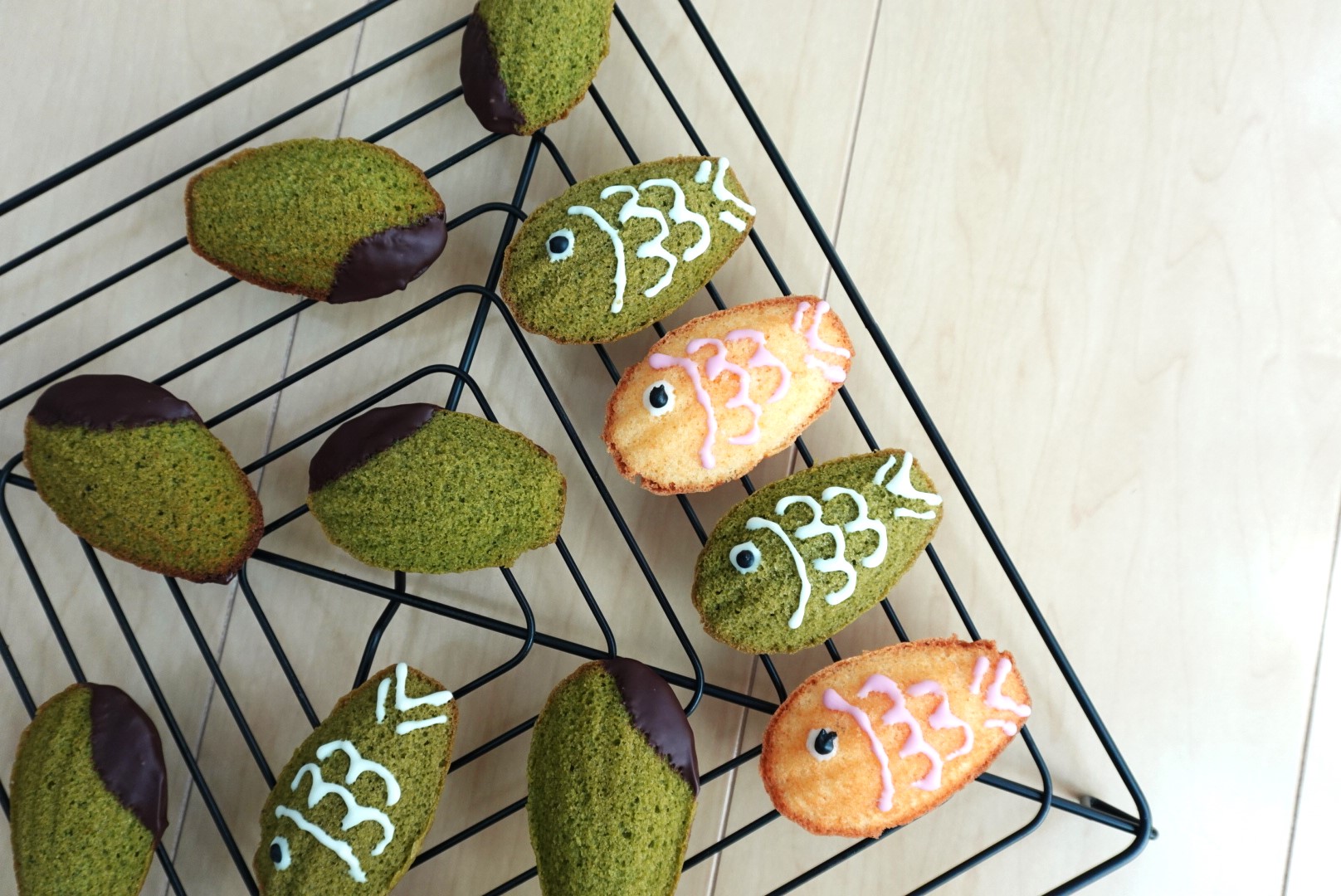 抹茶のマドレーヌ - 株式会社 波里 | Namisato | 米粉・もち粉・上新粉