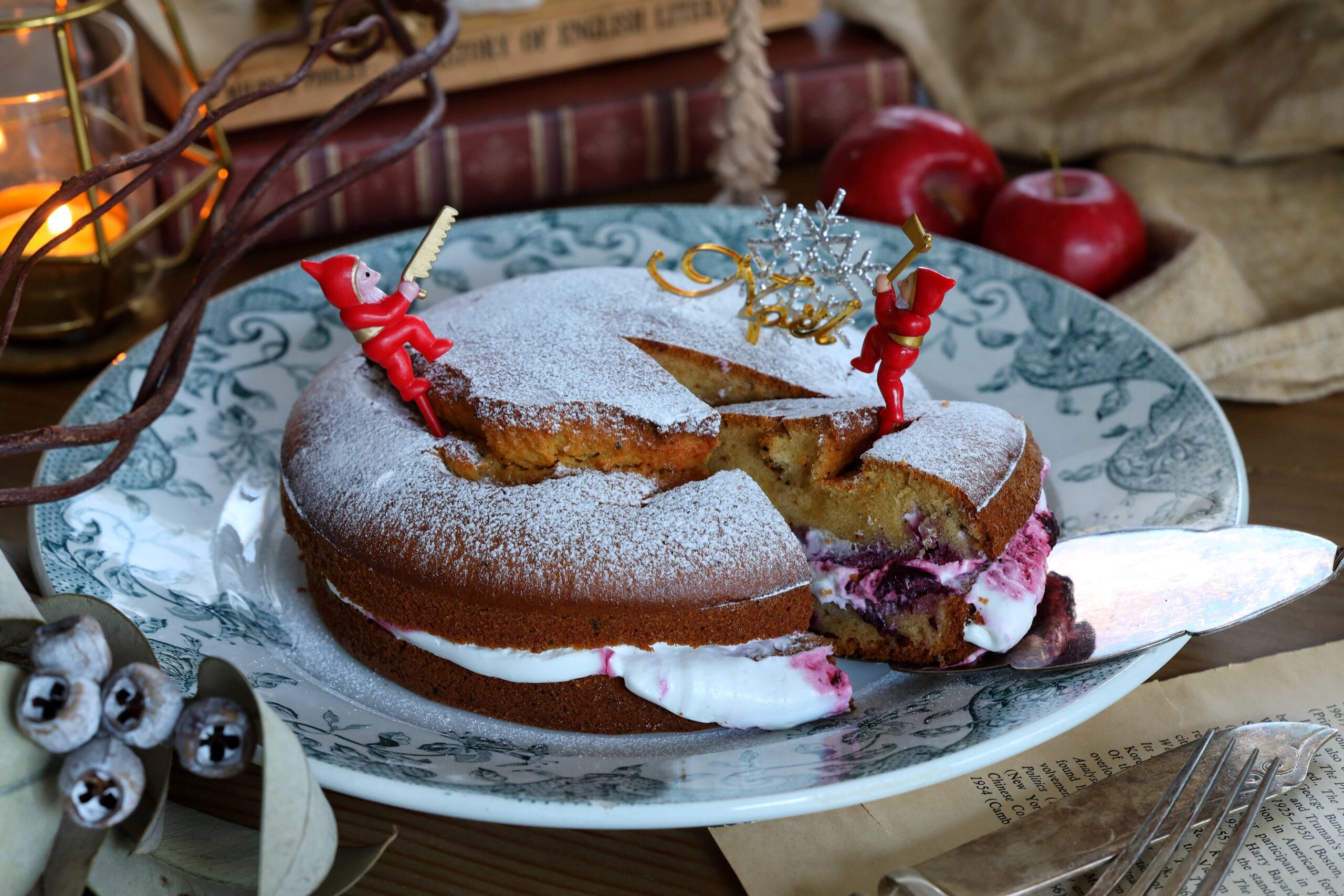 【米粉料理家こばやしまりこさん監修】米粉ヴィクトリアケーキ