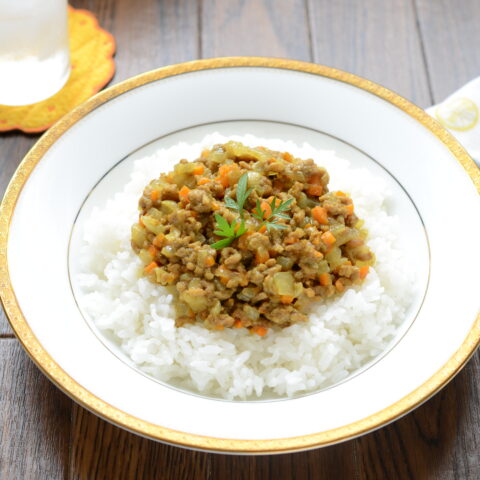 【料理研究家さとみわさん監修】レンジで9分！キーマカレー