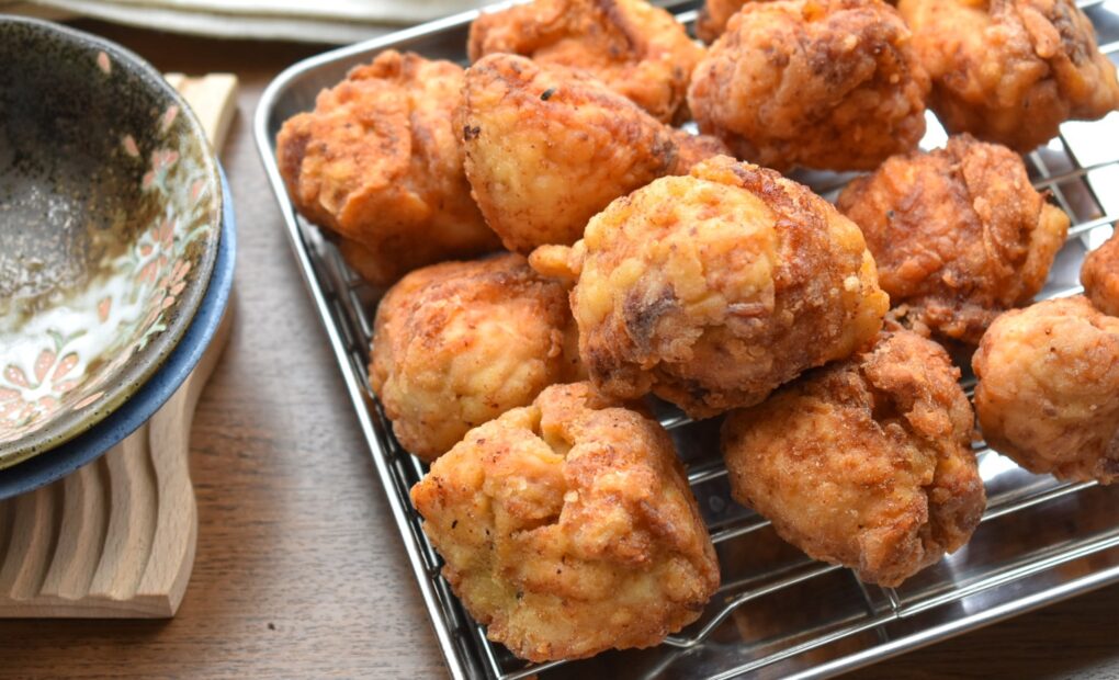 【料理家美桜さん監修】米粉×にんにくしょうゆの鶏むね肉のから揚げ☆