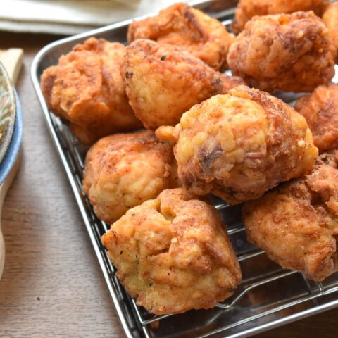 【料理家美桜さん監修】米粉×にんにくしょうゆの鶏むね肉のから揚げ☆