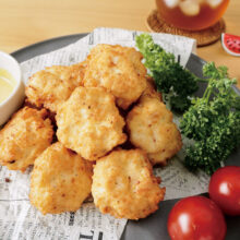 鶏胸肉でヘルシー！カリッとチキンナゲット