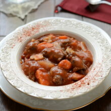 【料理研究家さとみわさん監修】薄切り肉で簡単＆豪華！米粉のビーフシチュー