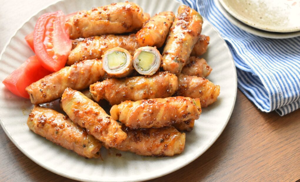 【料理家美桜さん監修】さつまいもと大葉の豚肉巻き★ハニーマスタード