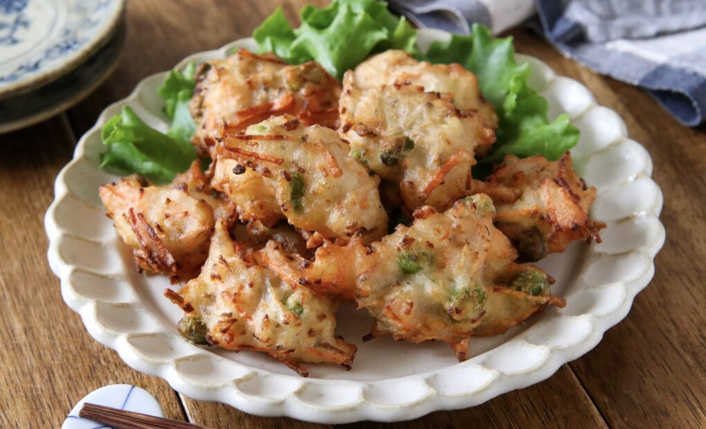 ザクッ！モチッ！【米粉の彩りちぎり揚げ】