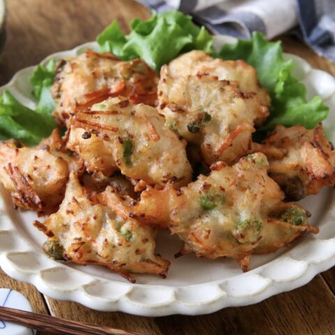 ザクッ！モチッ！【米粉の彩りちぎり揚げ】