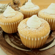 餅粉のカップシフォンケーキ