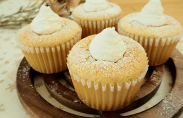 餅粉のカップシフォンケーキ