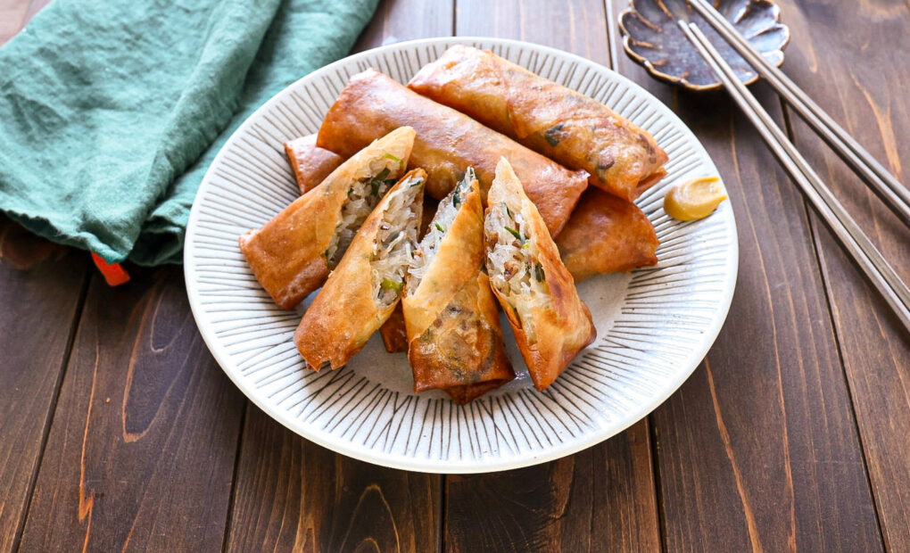 やみつき絶品。トロっと和風春巻き