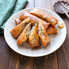 やみつき絶品。トロっと和風春巻き