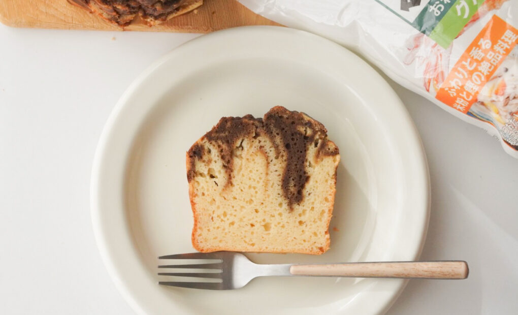 【ねぎちゃん監修】米粉のティラミス風マーブルパウンド