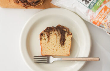 【ねぎちゃん監修】米粉のティラミス風マーブルパウンド