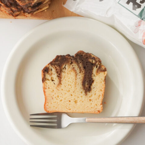 【ねぎちゃん監修】米粉のティラミス風マーブルパウンド