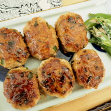 しあわせハンバーグ用で作る【ニラえのきつくね】