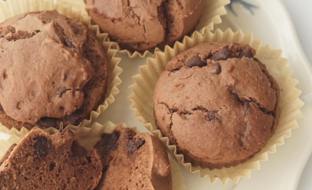 【ねぎちゃん監修】砂糖不使用！米粉のメープルココアマフィン